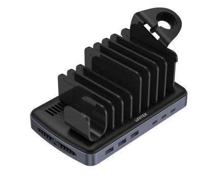 Ładowarka i akumulator UNITEK Ładowarka sieciowa 80W (3x USB-C, 3x USB-A) P1207B
